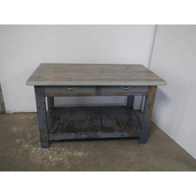 Vintage Fir Counter, 1950s For Sale - Image 12 of 12
