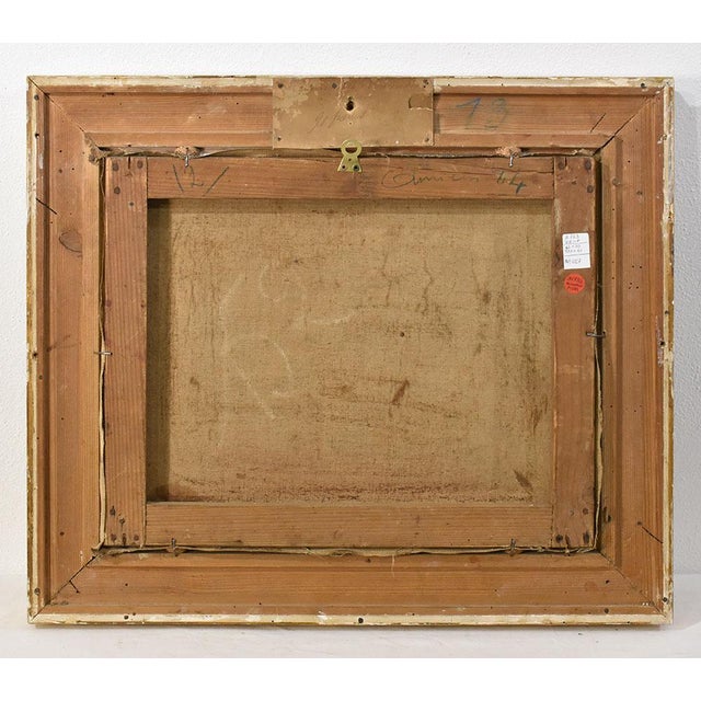 B. Vincendon, Art Nouveau Still Life with Roses and Lilacs, Oil on Canvas, 1905, Framed For Sale - Image 10 of 11