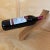Mid-Century Modern Early 21st Century Curved Carved Wood Counter Balance Wine Bottle Holder For Sale - Image 3 of 11