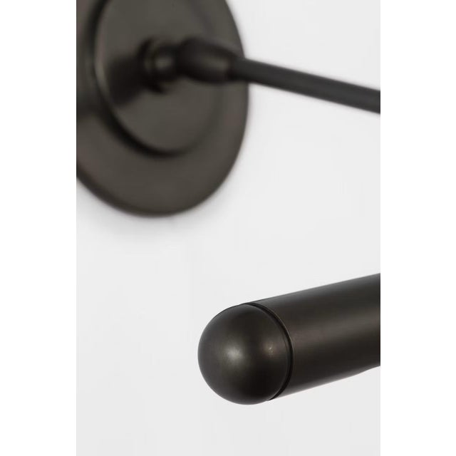 Metal Amber Lewis for Visual Comfort Signature Emery 18" Picture Light in Bronze For Sale - Image 7 of 9