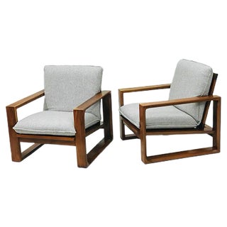 Daria Armchairs by Miroslav Navratil, Czechoslovakia, 1980s, Set of 2 For Sale