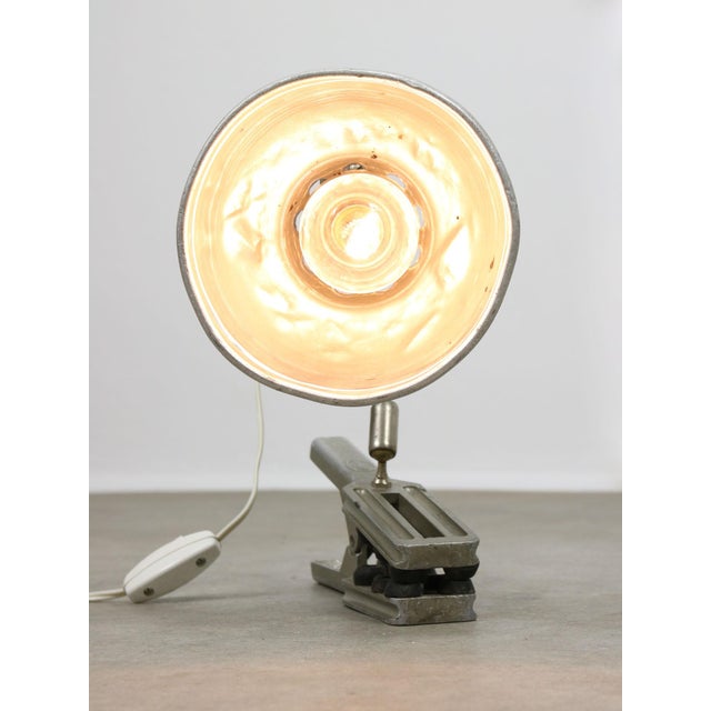 イタリア 1950s ヴィンテージ Ianiro社製 クリップライト Vintage Industrial Italian Ianiro Clip on Lamp, 1950s | Chairish
