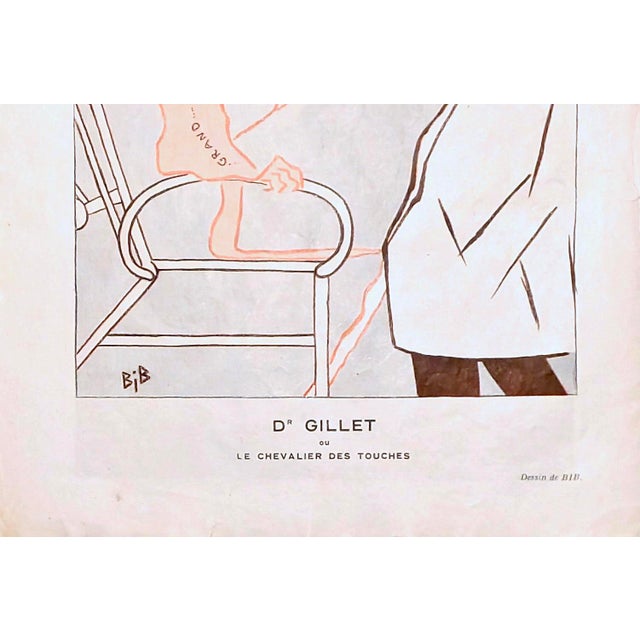 French Georges Breitel "Dr. Gillet" Fantasio 1923 Magazine Print For Sale - Image 3 of 3