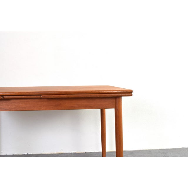Mid-Century Danish Teak Extendable Dining Table, 1960s For Sale - Image 9 of 12