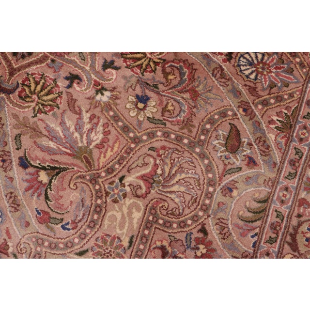 Elegant Pak-Persian Brown/Brown Wool Rug - 4'1'' X 6'0'' For Sale - Image 4 of 9