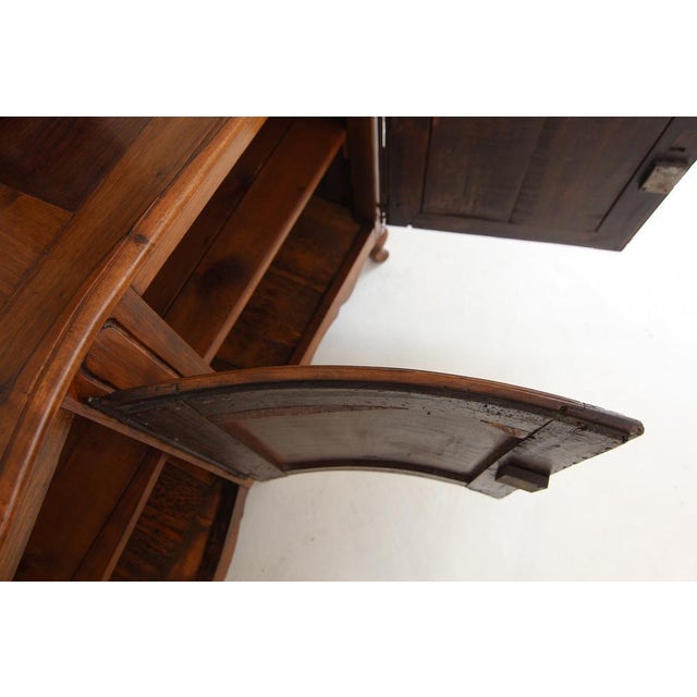 Provincial Louis XV French Walnut Enfilade or Sideboard, 1800s For Sale - Image 10 of 18