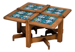 Vintage Side Tables by Guillerme & Chambron for Votre Maison, 1950s, Set of 4