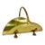 Mid-Century Arts & Crafts Americana Federal Brass & Bronze Paw Footed Firewood Holder For Sale