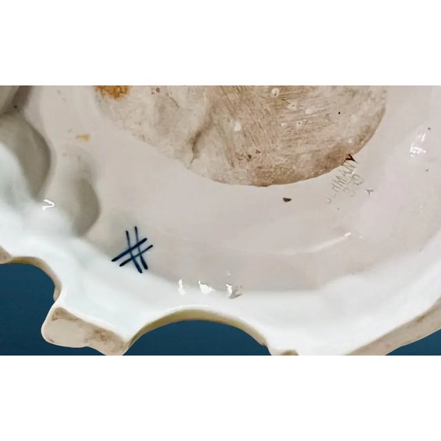 Light Pink Antique Schierholz German Porcelain Figural Centerpiece-1800s-Victorian For Sale - Image 8 of 14