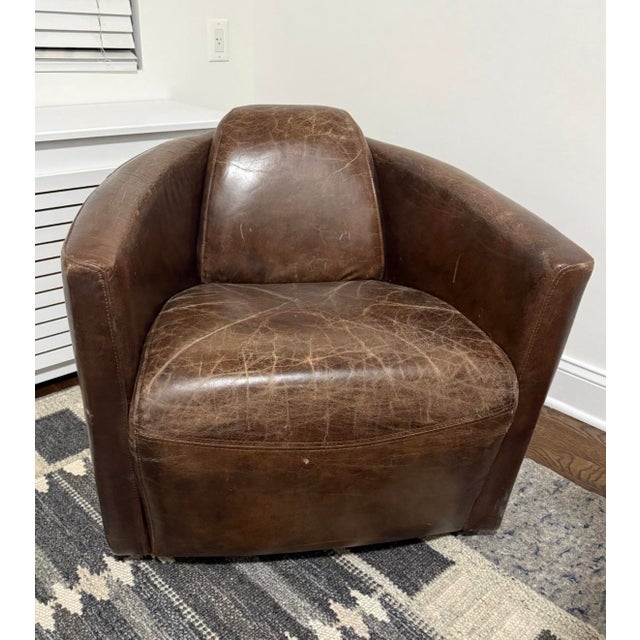 Gorgeous high-quality lived in Berkshire Leather with purposeful patina that age is beautifully. Solid construction with...