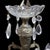 Neoclassical Crystal & Gilt Bronze 15-Light Chandelier C1940 For Sale - Image 3 of 10