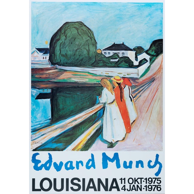 The Girls on the Bridge Poster after Edvard Munch For Sale