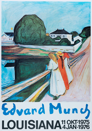 The Girls on the Bridge Poster after Edvard Munch