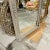 Elegant French Style Full-Length Floor Mirror in Bone Finish For Sale In Miami - Image 6 of 7