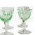 Vintage Uranium Glass Aperitif Glasses from Val Saint Lambert, 1920s, Set of 8 For Sale - Image 6 of 18