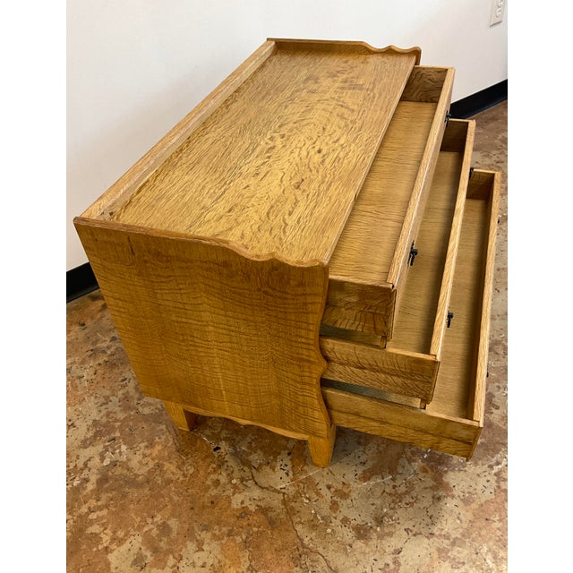 Kjaernulf Style Danish Oak Chest of Drawers, C. 1970s For Sale - Image 10 of 18