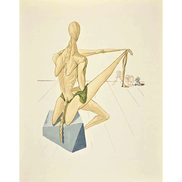 Salvador Dali, Minos, Woodcut Print, 1964 For Sale - Image 4 of 4