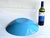 Metal Vintage Large Blue Enamel on Steel Bowl in the Style of Krenit For Sale - Image 7 of 13