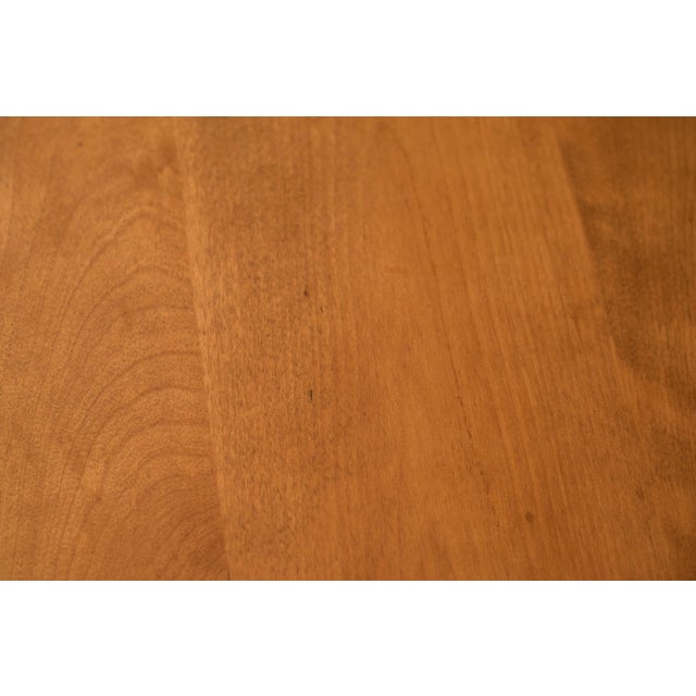 Vintage Set of Three Solid Wood Nesting End Tables by Heywood-Wakefield For Sale - Image 14 of 16