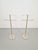Set of 2 Postmodern Zack Servero Design Stainless Steel Metal Clothes Butler, Valet Stand Hanger, Germany '90s Zack...