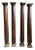 Set of Four Antique Rosewood Columns For Sale