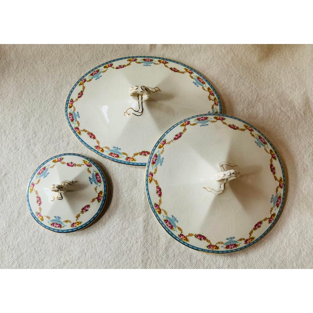 ….A Treasure from a Vermont Summer House This stunning TRIO of bone china covered tureens comes from a cherished Vermont...