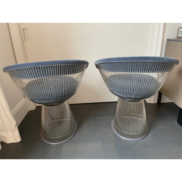 Warren Platner Warren Platner for Knoll, Set of Two Chairs For Sale - Image 4 of 9