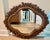 Vintage Walnut Carved Fruit, Nut & Floral Quatrefoil Wall Mirror - 24x30 For Sale - Image 4 of 9
