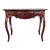 19th Spanish Walnut Drawer Side Table With Cabriole Legs For Sale