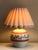 Vintage Hand-Glazed Floral Pottery Lamps — a Pair For Sale - Image 9 of 12