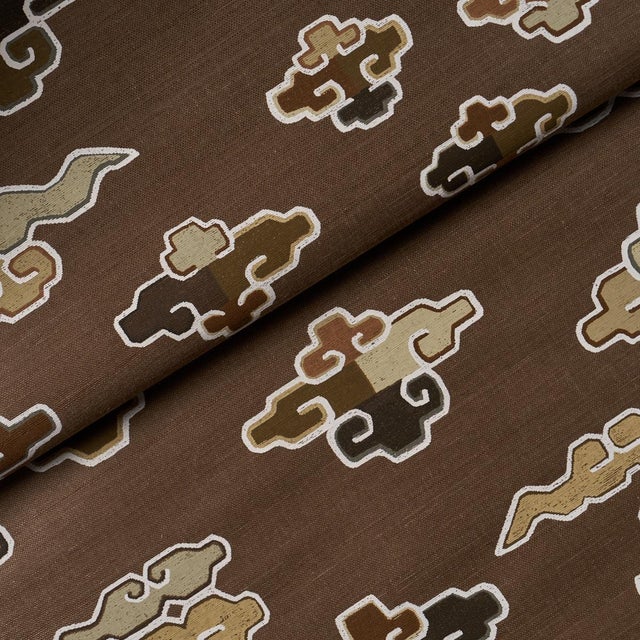 Schumacher Sample - Schumacher In Dreams Wallcovering In Sable For Sale - Image 4 of 6