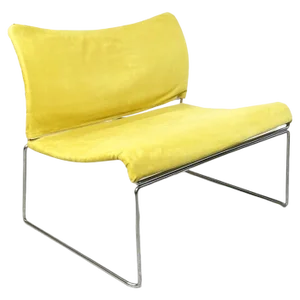 Italian Modern Yellow Model Saghi Dining Chair attributed to Kazuhide Takahama for Gavina, 1970s