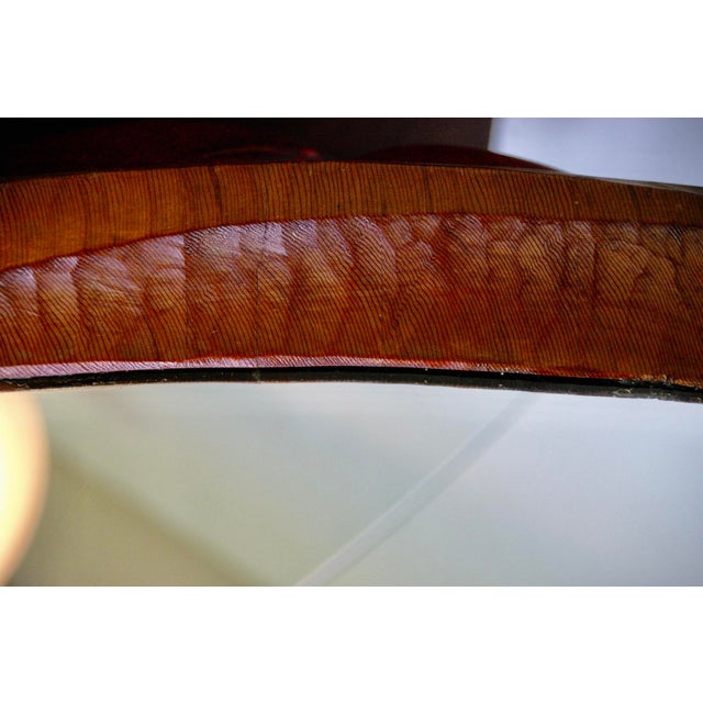 Wood Anthropomorphic Mirror in Fruitwood, 1930 For Sale - Image 7 of 9