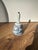 Small Vintage Blue and White Asian Ceramic Bell For Sale - Image 4 of 8