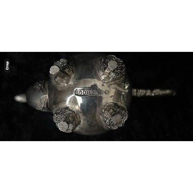 1970s Godinger Silver-Plated Salt and Pepper Shakers- a Pair For Sale In Atlanta - Image 6 of 6