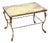 Vintage French Brass and Onyx Coffee Table, 1920 For Sale