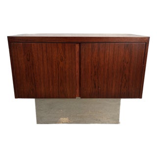 Vintage Danish Rosewood and Chrome Buffet For Sale