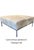 Beautiful champagne genuine hide upholstered on this deep bench- Set a tray on it for cocktails, put decorative books or...