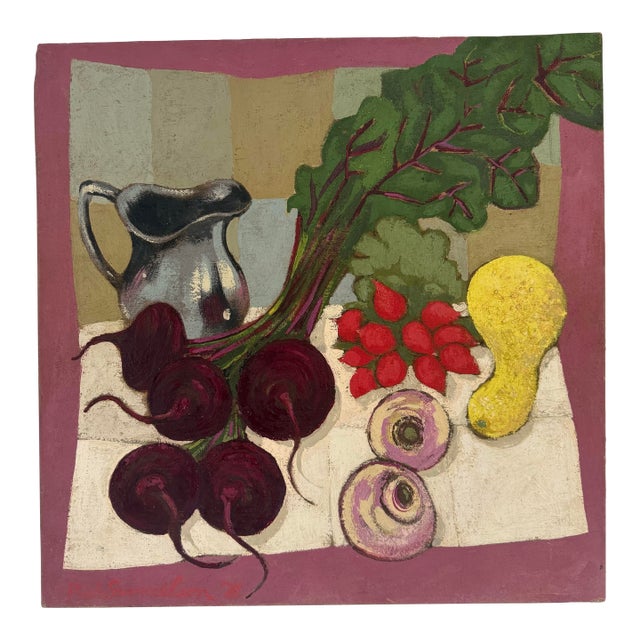 Vintage Still Life With Beets For Sale