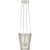 Cadence Small Tall Chandelier in Polished Nickel with Antique Mirror Designer: Carrier and Company Fixture Height: 18.25"...