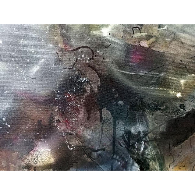 Ovidiu Kloska, The Nocturnal Hour of Violent Blooming, Mixed on Canvas For Sale - Image 6 of 13