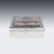 20th Century British Silver Decorative Cigar Box, 1938 For Sale - Image 17 of 18