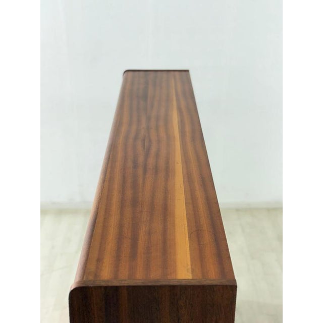 Vintage Bar Cabinet in Birch and Brass For Sale - Image 14 of 18