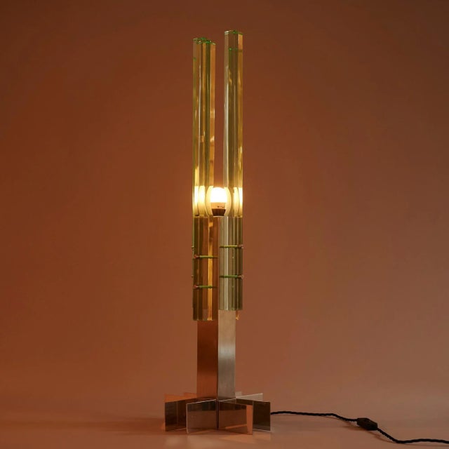 Metal Large Table Lights by Gallotti & Radice, 1965, Set of 2 For Sale - Image 7 of 13