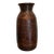 Vintage Himalayan-Style Carved Wooden Milk Pot – Large Sculptural Vessel With Aged Patina For Sale