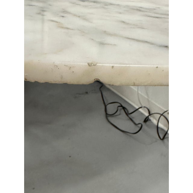 Early 20th Century Italian Gilt Aluminum and Marble Dining Table For Sale - Image 16 of 18