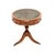 A lovely antique yew wood leather top drum table in the Regency style. This was made in England, it dates from around the...