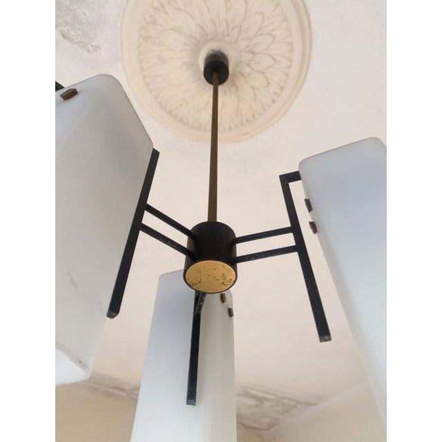 1950s Italian Mid-Century Chandelier by Stilnovo, 1950s For Sale - Image 5 of 10