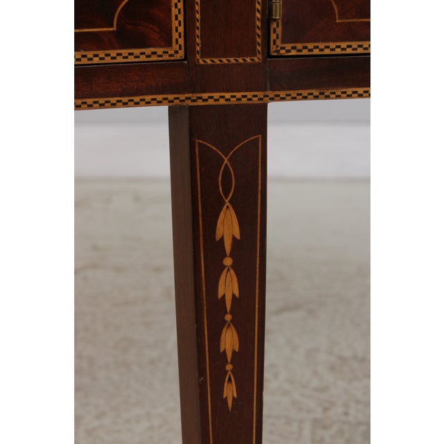 Kittinger Mahogany Federal Style Inlaid Server Sideboard Brandy Board For Sale - Image 14 of 17