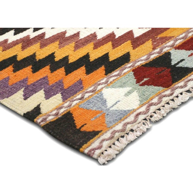 Traditional 1950s Turkish Kilim Rug For Sale - Image 3 of 6